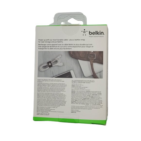 Belkin DuraTek Plus Lightning to USB-A Cable + Strap - Picture 7 of 8
